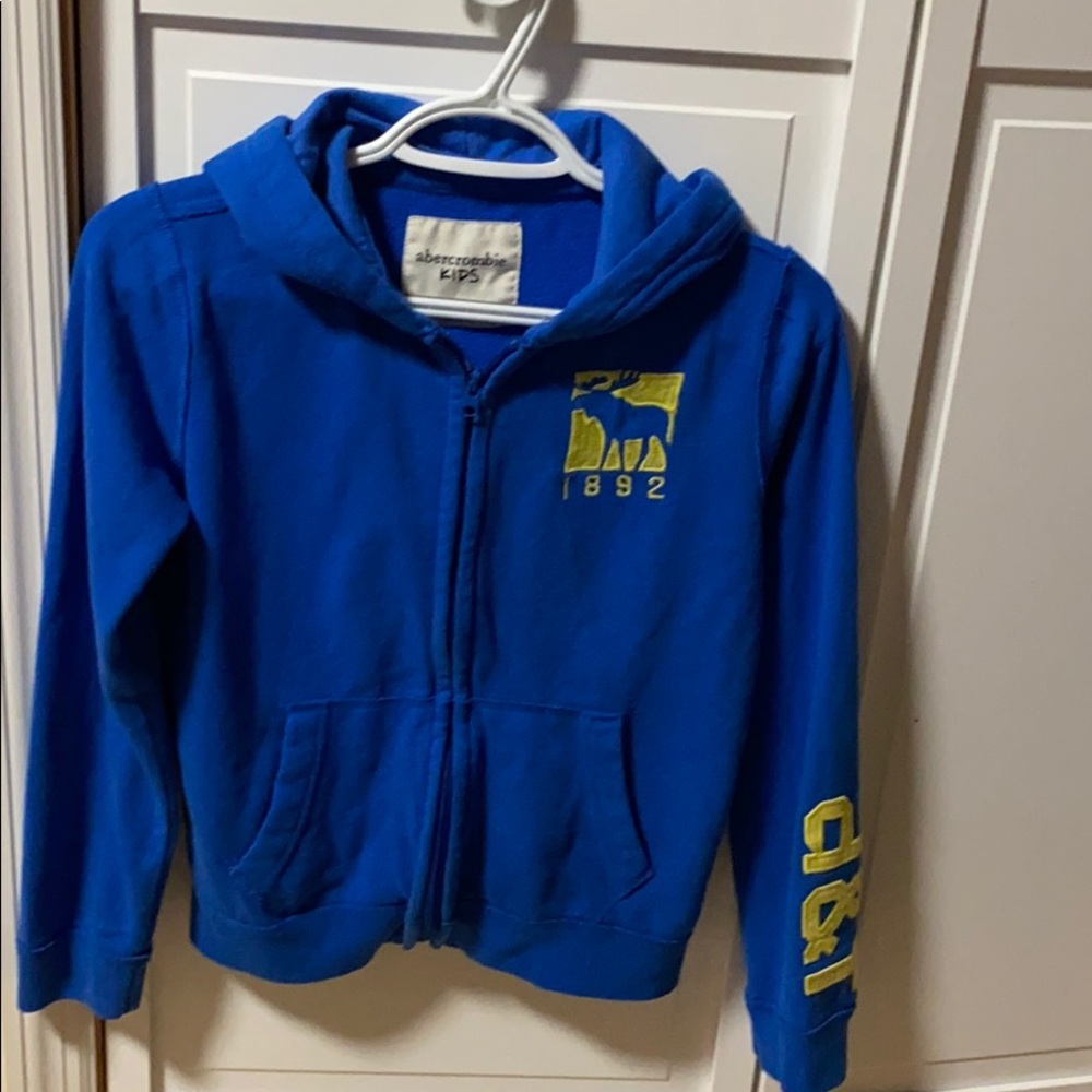Abercrombie Boys size 10 blue hoodie